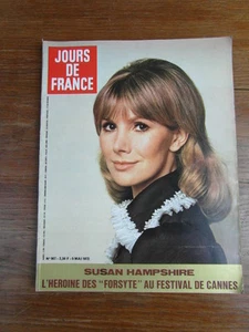 DAYS DE FRANCE Fashion Magazine - 907 - 1972 - SUSAN HAMPSHIRE ASLAN - Picture 1 of 2