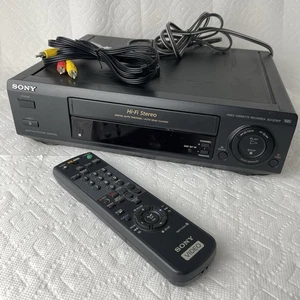 Sony Videorecorder VHS Player & Videorecorder Fernbedienung Kabel SLV-675HF HiFi Stereo funktionstüchtig - Bild 1 von 19