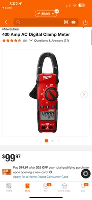 voltímetro y ampropbe milwaukee Foto 1 de 4