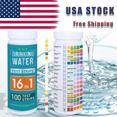 MERYDI-16 in 1 Drinking Water Quality test Kit Heavy Metal Water Test Strip US - Image 1 of 4