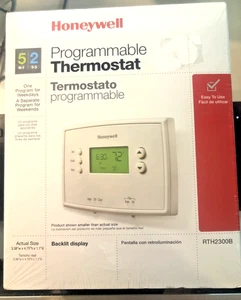 NEW Honeywell 5-2 Day Programmable Thermostat (RTH2300B) Backlite Sealed Box. - Picture 1 of 6