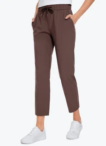 CRZ YOGA Taupe Crop Pant Work Pant Athletic Ankle Pants Size S NWT & Fast Ship - Picture 1 of 7