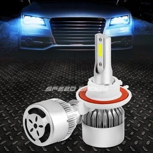 H3 6000K LED LIGHTING SYSTEM HIGH/LOW BEAM HEADLIGHT BULBS PAIR w/COOLING FAN - Picture 1 of 7