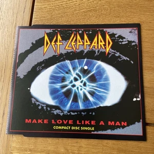 Def Leppard - Make Love Like A Man For Track CD Single Blue Disc Very Good - Foto 1 di 7