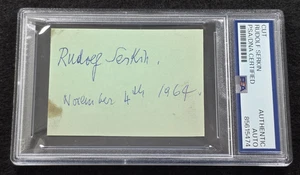 1964 RUDOLF SERIK Cut Signature - LEGENDÄRER PIANIST - PSA Slabbed - Bild 1 von 4