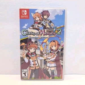 Class of Heroes 1 & 2: Complete Edition (Nintendo Switch) TESTED Authentic WORKS - Picture 1 of 7