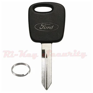 New Original Uncut Ford Lincoln Mercury H72 Transponder Chip Key 597602 OEM Logo - Picture 1 of 6