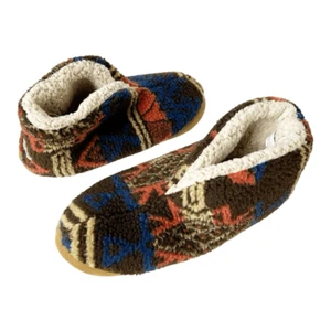 Dearfoams Women's Heritage 80’s Warm Up Sherpa Bootie Slipper Size Large - Picture 1 of 5