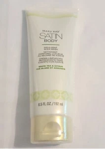 Mary Kay Satin Body INDULGENT SHEA WASH White Tea & Citrus 6.5 oz FREE SHIPPING - Picture 1 of 2