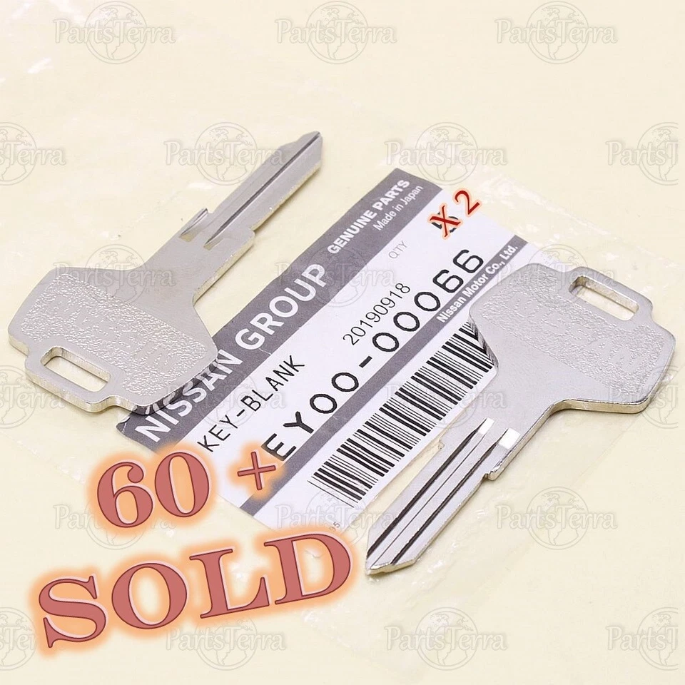 Nissan Genuine KEY0000066 Key Blank Master Key00-00066