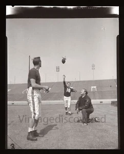 George Blanda Chicago Bears Soldier Field Vintage 1955 Film Negative Photo #2 - Picture 1 of 2