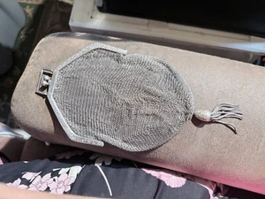 Antique art deco mesh sterling silver purse, 1920's ladies purse 182 grams - Picture 1 of 12