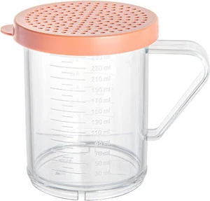 RW Base 10 Ounce Clear Plastic Dredge Spice Shaker 1 Reusable Dry Rub Shaker - I - Picture 1 of 12