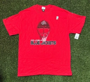 Colombus Blue Jackets NHL Ice Hockey Vtg Sports T Shirt XL - Picture 1 of 5