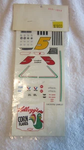 BSD MONTE CARLO KELLOGS CORN FLAKES  DECAL SHEET 4 INCH STOCK CAR - Picture 1 of 1