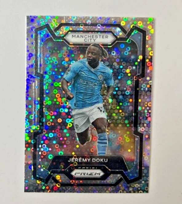 2023-24 Prizm Premier League Breakaway JEREMY DOKU Silver Disco Prizm #11