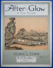 USA GEORGE COBB SCORE AFTER GLOW TONE PICTURE 1914 WOOD MUSIC COW FIELDS