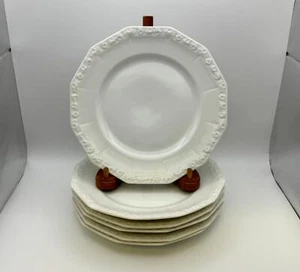 Set of 6 Rosenthal MARIA White 12 Sided Salad Plates Made in Germany - Picture 1 of 3