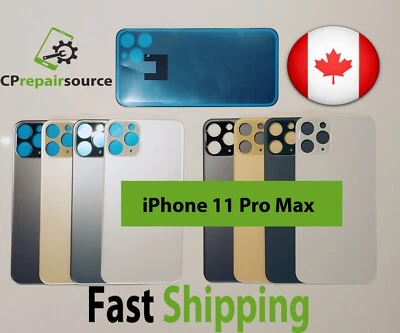 Back Glass Big Ring Camera Hole Cover Frame Replacement for iPhone 11 Pro Max - Image 1 of 4