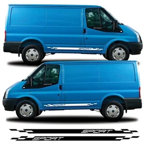 Sport Seitenstreifen Aufkleber Sticker Vinyl Kit passt Ford Transit Van mk7 SWB - Bild 1 von 3