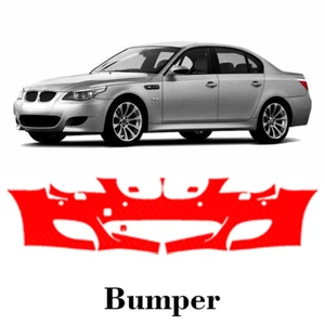 Front bumper PreCut PPF Paint Protection Film For BMW M5 2006-2010 - Picture 1 of 6