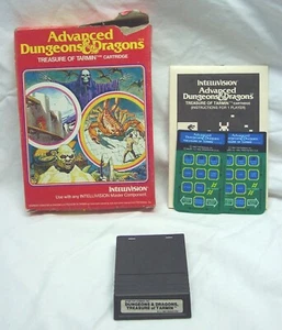 Vintage 1983 Mattel Intellivision ADVANCED DUNGEONS & DRAGONS Tarmin VIDEO GAME - Picture 1 of 6