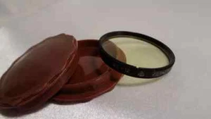 r Yellow -12 LZOS 40.5x0.5 Vintage Light Filter 40.5mm mount for lens 1185 - Picture 1 of 2