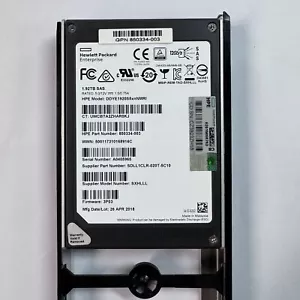 1.92TB SSD HPE 2.5 12Gbs SAS DDYE1920S5xnNMRI SXHLLL 3P03 778252-001 850334-003 - Imagen 1 de 2