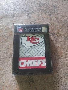 Kansas City Chiefs NFL Playing Cards Standard Size Sealed - Picture 1 of 2