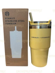 Starbucks x Stanley Korea 2024 Spring Yellow 20oz Tumbler ~ BNWT&BOX~US SELLER - Bild 1 von 13