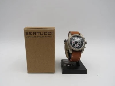 BERTUCCI 13346 A-11T Americana Field Black Dial w/ Kodiak Matte Leather Band NEW - Image 1 of 4