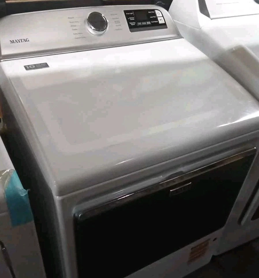 Maytag 7,4 pies cúbicos Smart Capable Grande Ventilada Secadora de Gas Blanca MGD6230HW Foto 1 de 4