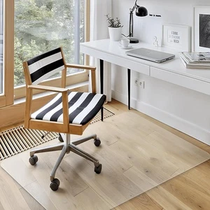 Office Chair Mat for Hard Floors 48 X 59, Clear PVC Hardwood Floor Mat, Durab... - Picture 1 of 7