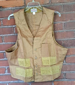 Vintage Active Sportswear Hunting Vest by Sears Roebuck Men’s Size 46 Shell Hold - Picture 1 of 4