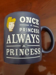 DISNEYLAND" ONCE A PRINCESS ALWAYS A PRINCESS", Jumbo Ceramic Coffee Cup - Picture 1 of 3