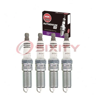 4 pcs NGK Ruthenium HX Spark Plugs for 2013-2016 Lincoln MKT 2.0L L4 - bd - Image 1 of 4