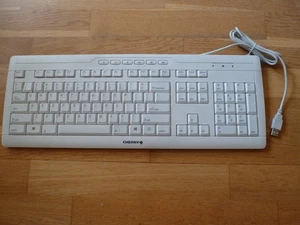 Keyboard USB CHERRY STREAM QWERTY ANSI-Tastatur funktionsgeprüft top Zustand - Bild 1 von 3