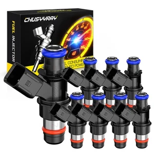 8PC Fuel Injector 12580681 For 04-10 Chevy GMC 4.8 5.3 6.0 6.2 217-1621 - Picture 1 of 12