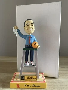 Coach KELVIN SAMPSON Houston Cougars Basketball SGA Nut Cutting Bobblehead NIB! - Picture 1 of 2
