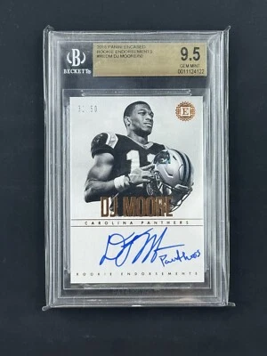 D.J. Moore Scripted Signatures Encased 2018 /50 (inscripted Auto) BGS 9.5 10AUTO - Image 1 of 2