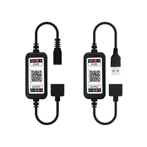 Mini Wireless Bluetooth LED Strip Light RGB Controller Dimmer USB 5V DC 12V 24V - Picture 1 of 10