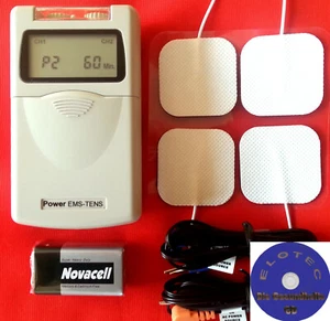 Novedad corriente de estímulo EMS TENS dispositivo de estimulación eléctrica E STIM Estim erótico CD - Imagen 1 de 4