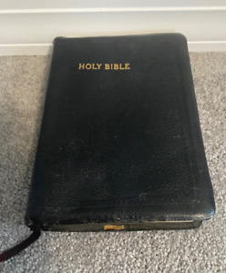 1962 holy bible RSV revised standard version genuine leather bound
