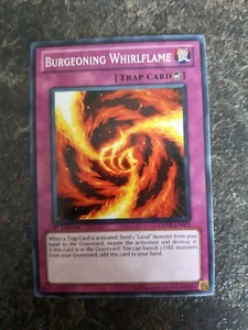 Burgeoning Whirlflame Trap 1st Edition YuGiOh Card GENE-EN072 - Picture 1 of 2