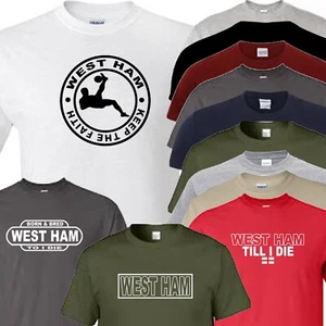 West Ham T-Shirt Fußball Neuheit Sportfan vier Designs zur Auswahl - Bild 1 von 38