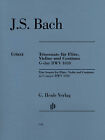 Bach Trio Sonata Flute Violin & Continuo BWV 1038 Sheet Music Henle Urtext Book