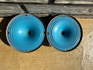 LORENZ blue pair vintage 10cm = 4" tweeter speaker - Picture 1 of 4