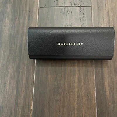 Burberry Sunglasses Eyeglasses Magnetic Close Hard Case Black Medium - Image 1 of 4