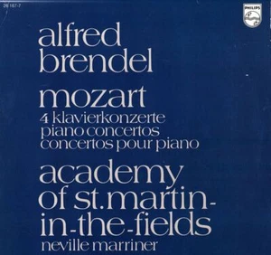 MOZART 4 Piano Concertos (12, 19, 20, 23) BRENDEL Philips 2LP Gatefold RED/SILVE - Picture 1 of 3
