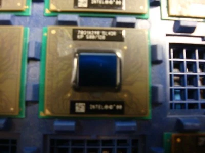 INTEL MOBILE CELERON SL43R 500MHZ 128KB 1.6V 100°C ORIGINAL LAPTOP  CPU  - Image 1 of 2